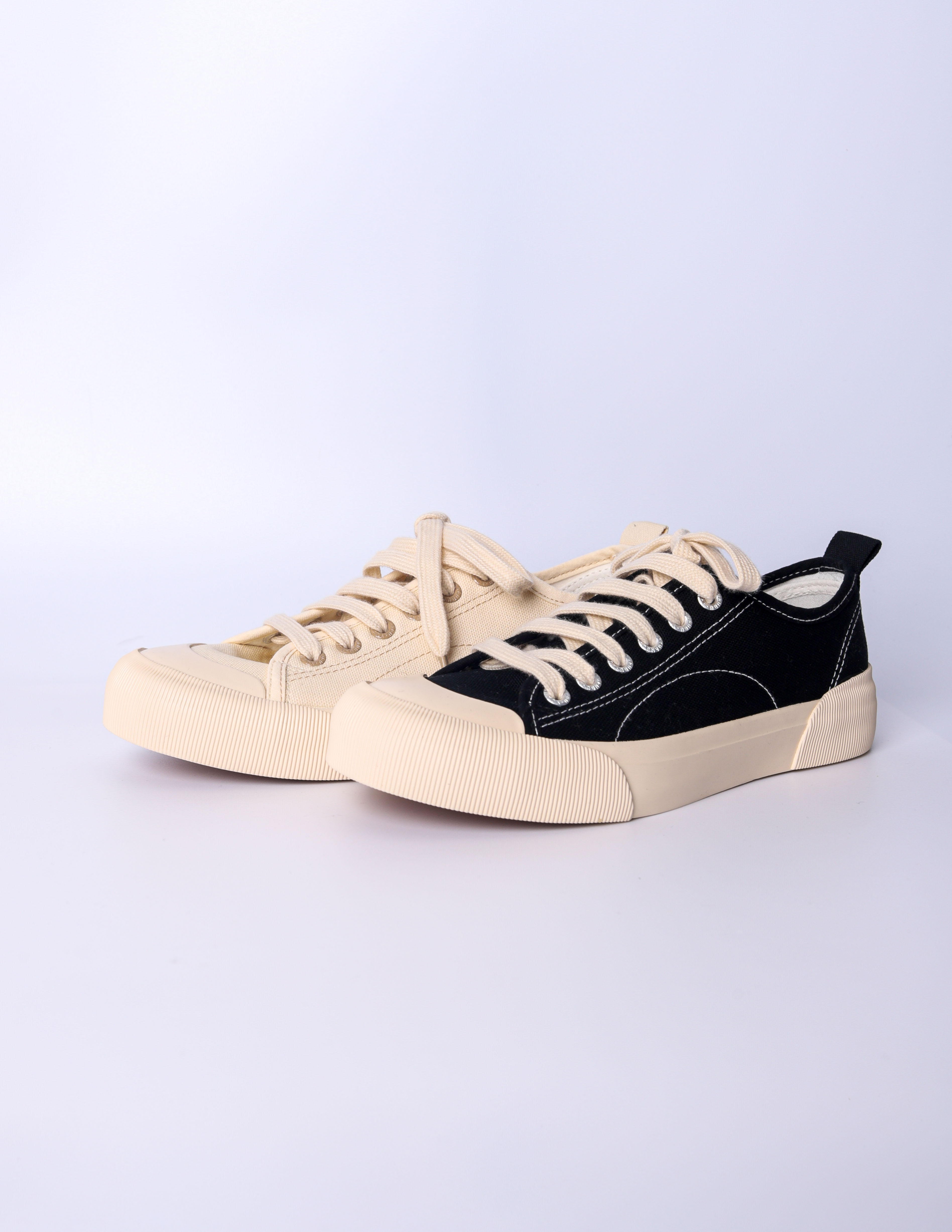 Round Toe Lace-Up Sneakers