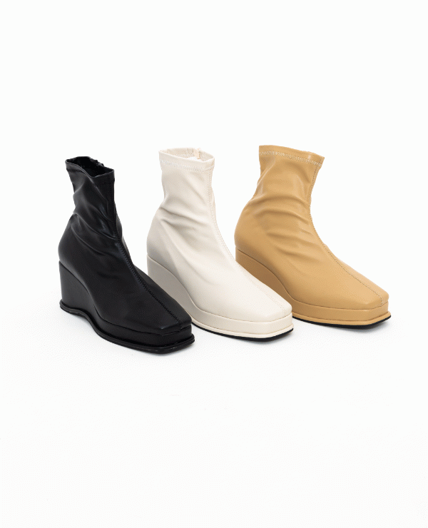 shroud wedge ankle boots