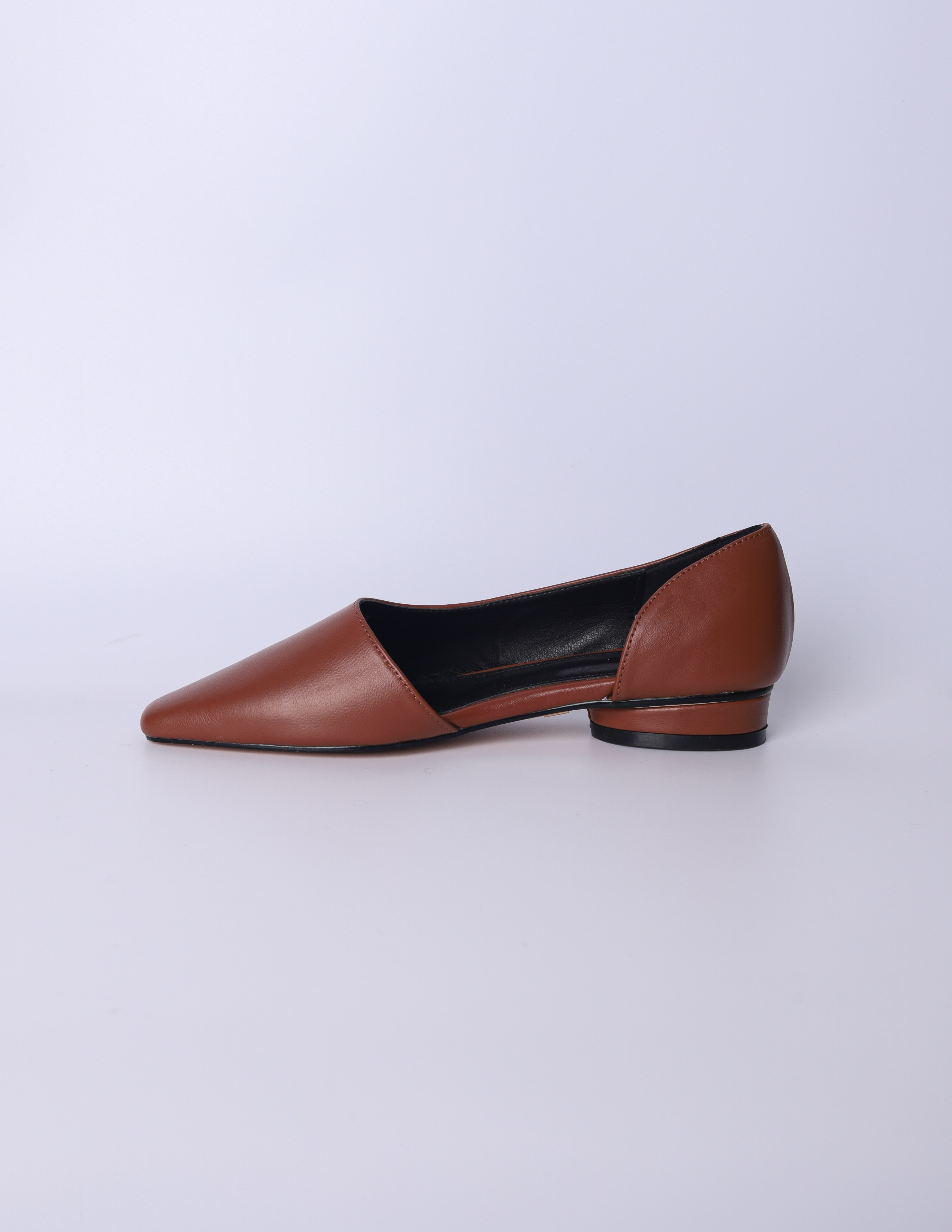 Almond Toe Sheep Leather Loafers