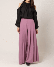 Pleat Wide Culottes