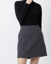 Houndstooth Mini Skirt