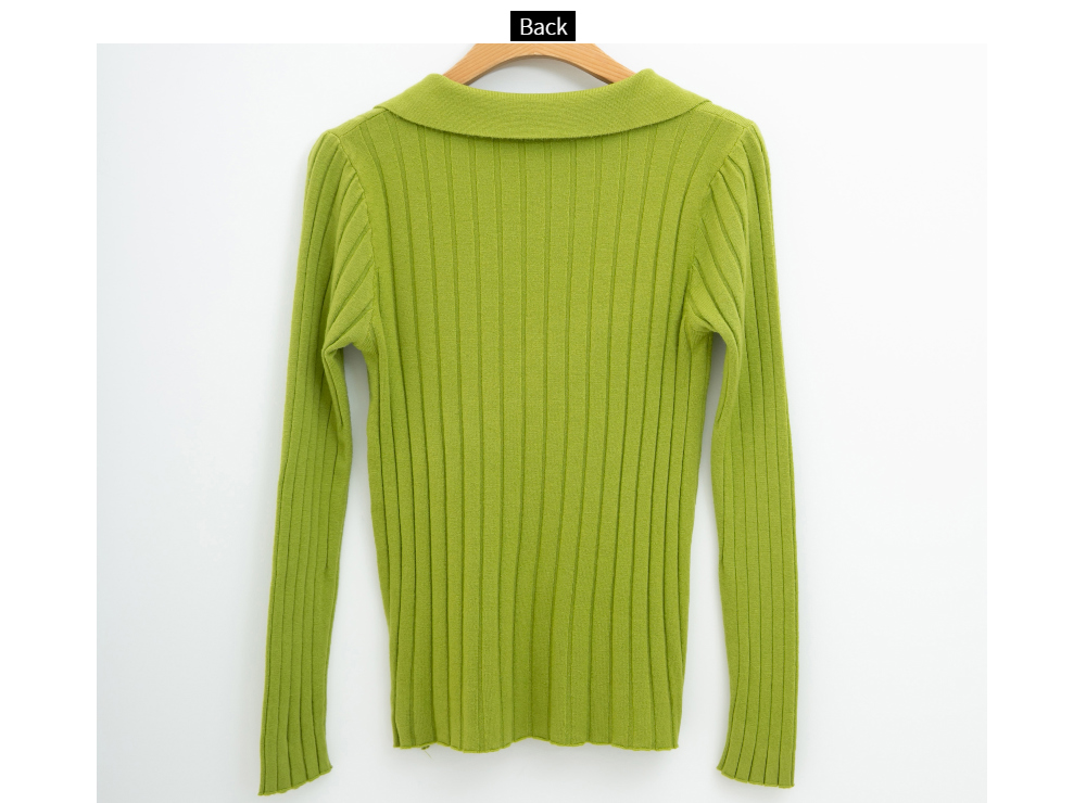 long sleeved tee lime color image-S1L34