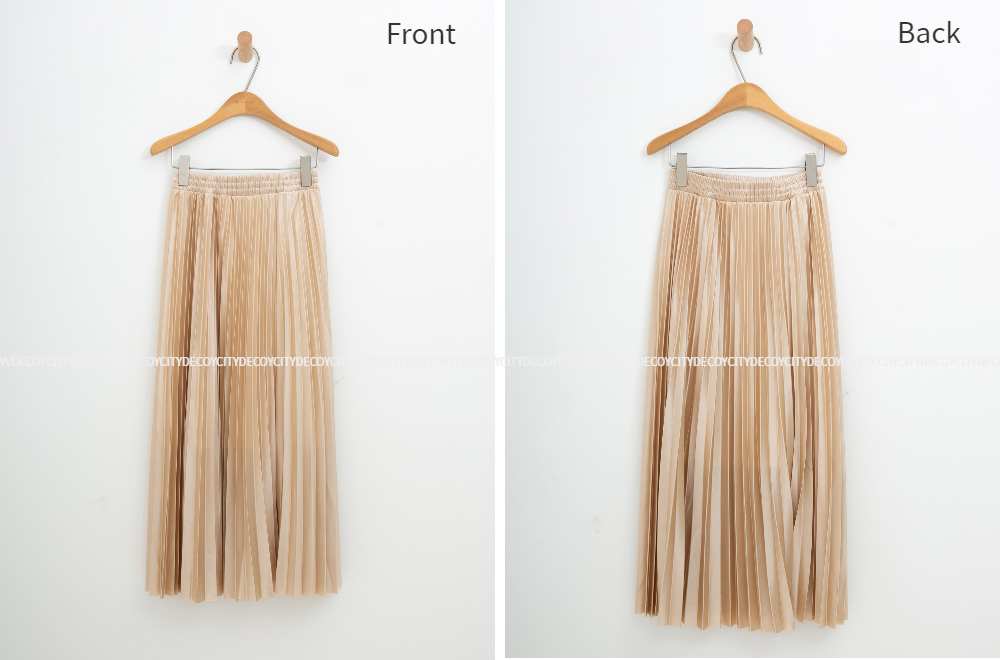 long skirt cream color image-S1L55