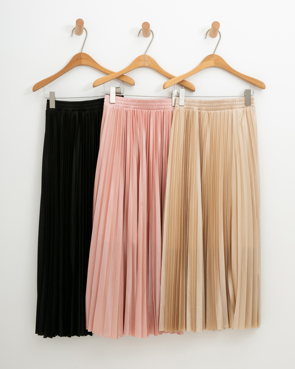long skirt peach color image-S1L56