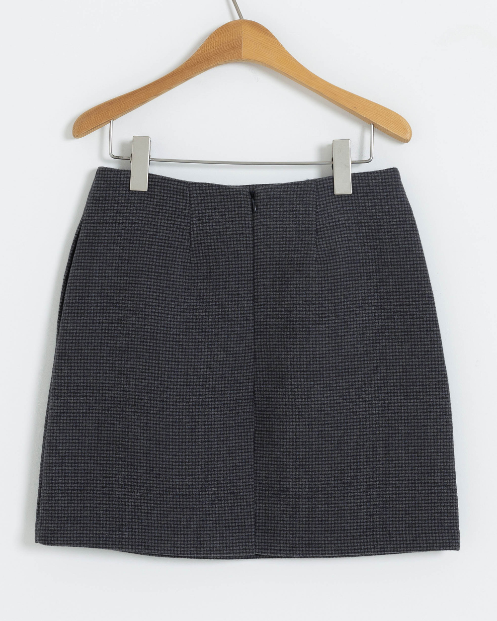 mini skirt charcoal color image-S1L42