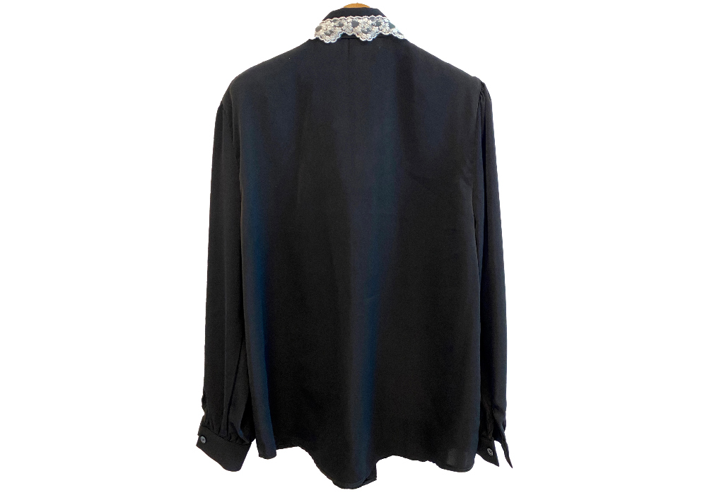blouse charcoal color image-S1L28