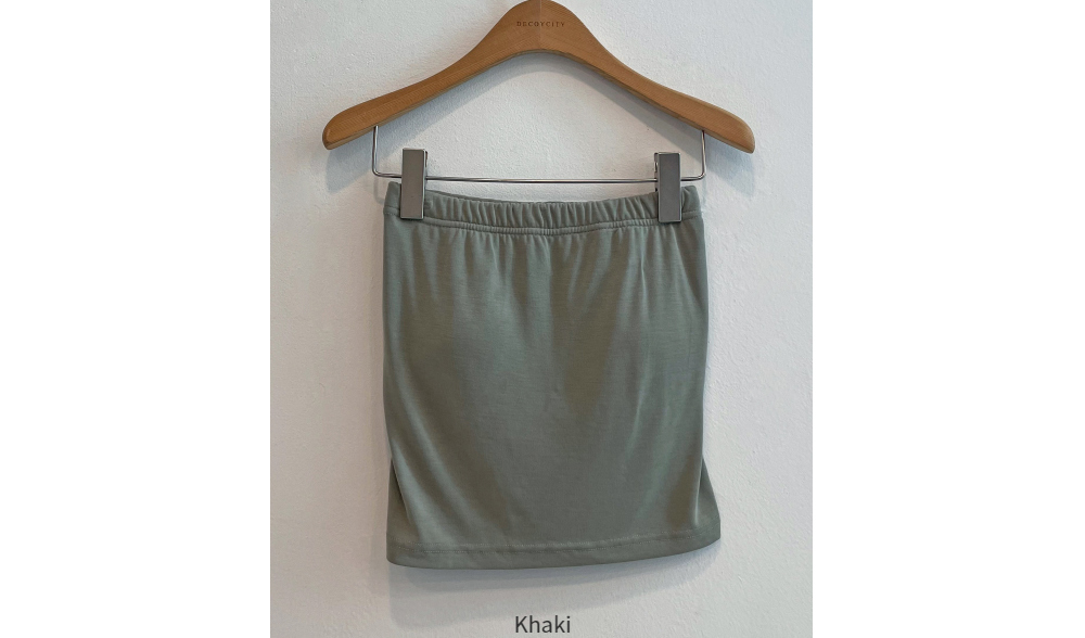 mini skirt grey color image-S1L30