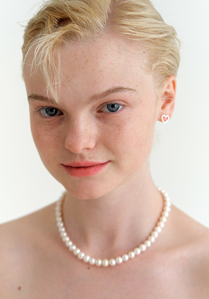 [윤승아 착용] (Silver 925) classy pearl necklace