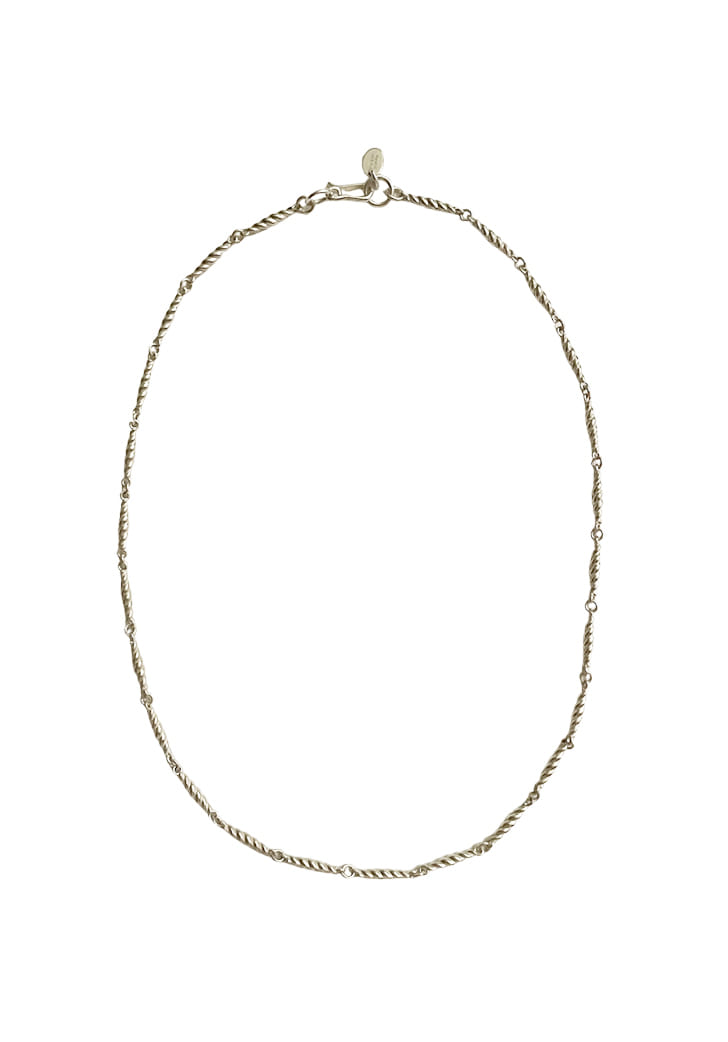 deep rose chain necklace (Silver 925)