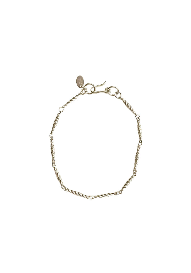 deep rose chain bracelet (Silver 925)