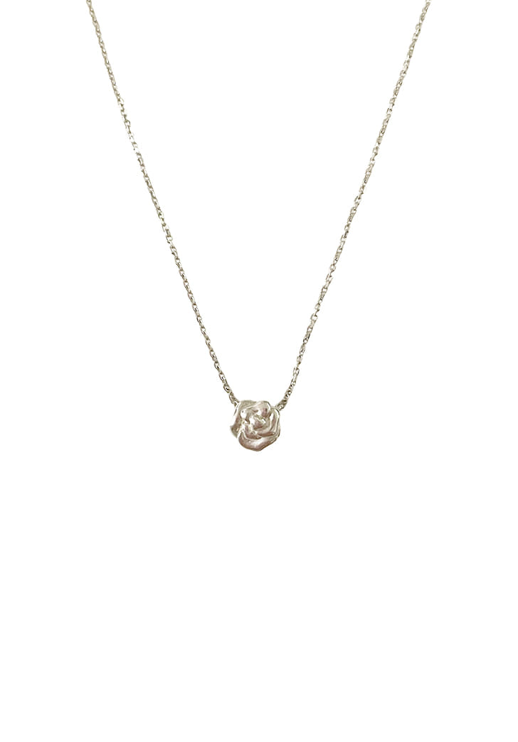 [2차 리오더] deep rose petit necklace (Silver 925)