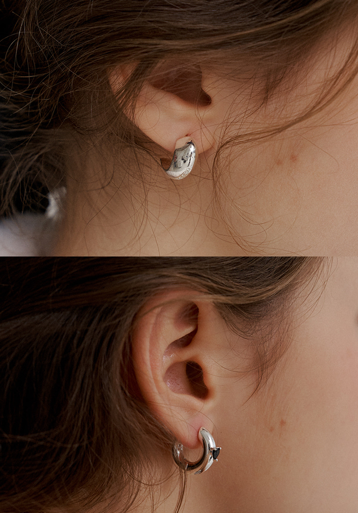 [SET] love deep bold earring + love deep earring