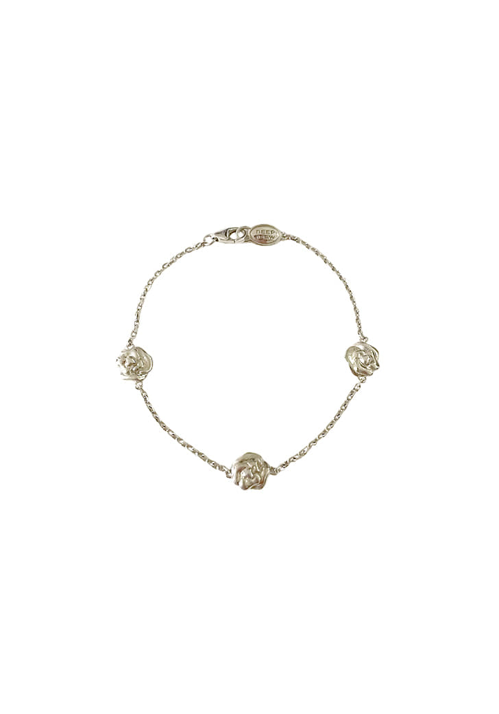 [3차 리오더] deep rose petit bracelet (Silver 925)