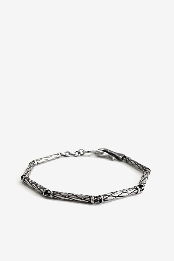 silver 925 weaving chain bracelet