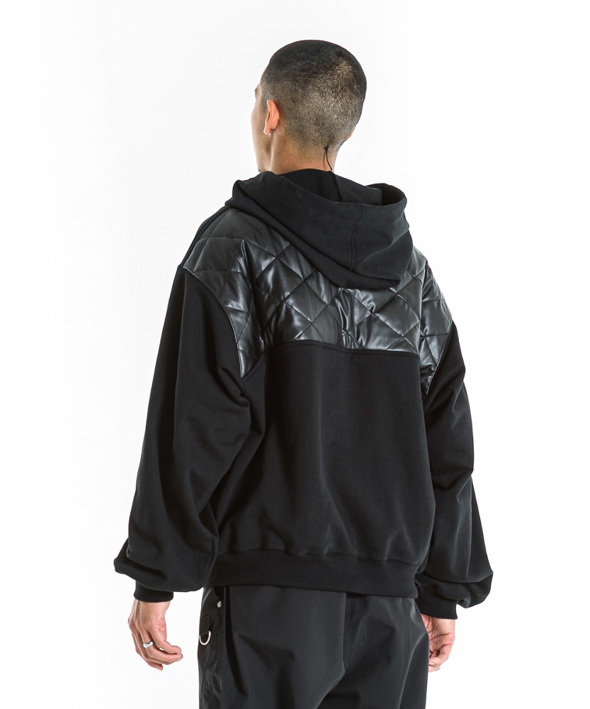 Own label brandEmbo Patch Oversized hoodies Black 0243