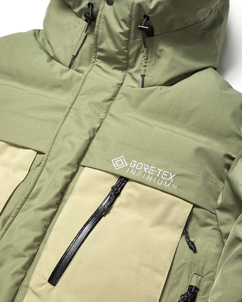 MONSTER GORE-TEX DOWN (DIMITO X MILLET) JACKET KHAKI - DIMITO MONSTER GORE-TEX DOWN (DIMITO X MILLET) JACKET KHAKI - DIMITO