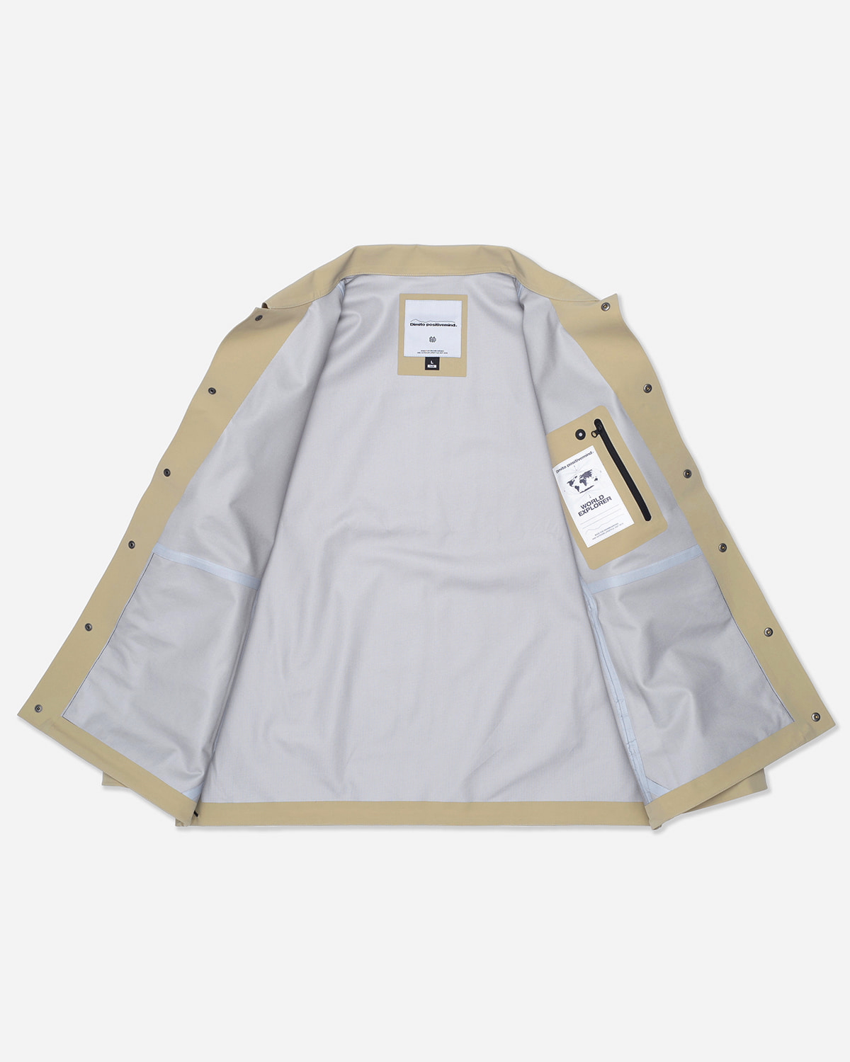 3L COACH JACKET BEIGE - DIMITO
