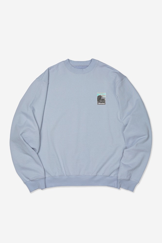 HAE SWEATSHIRTS SLATE BLUE