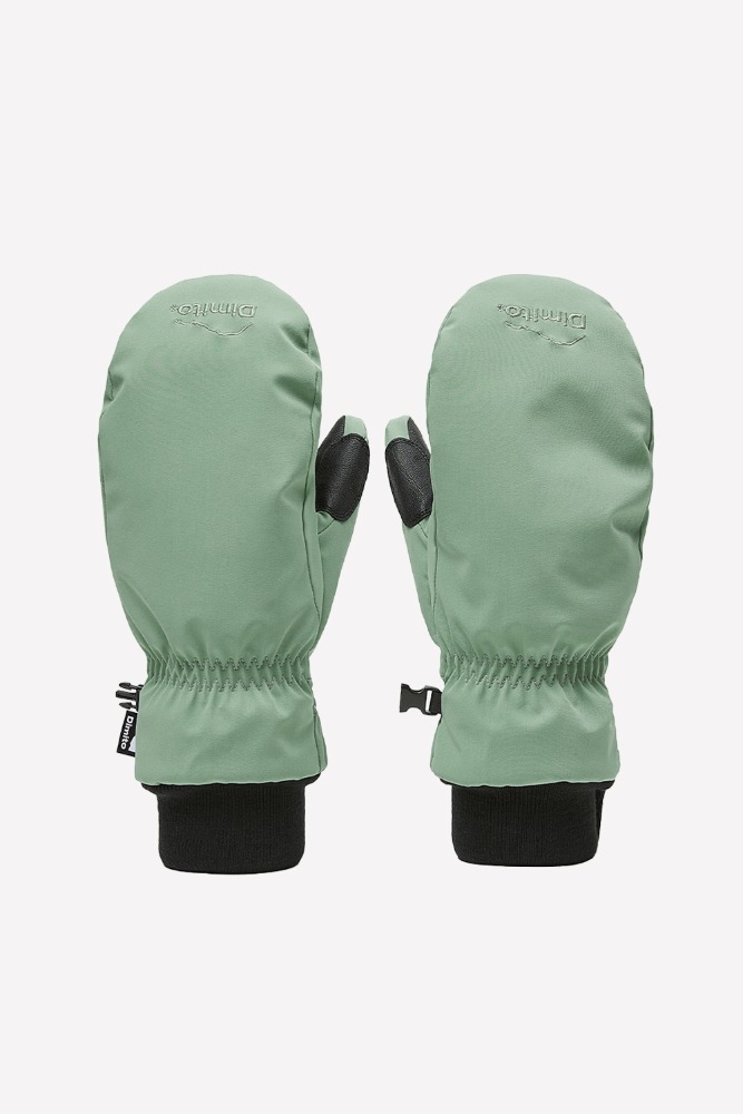 MT LOGO MITTEN PALE GREEN