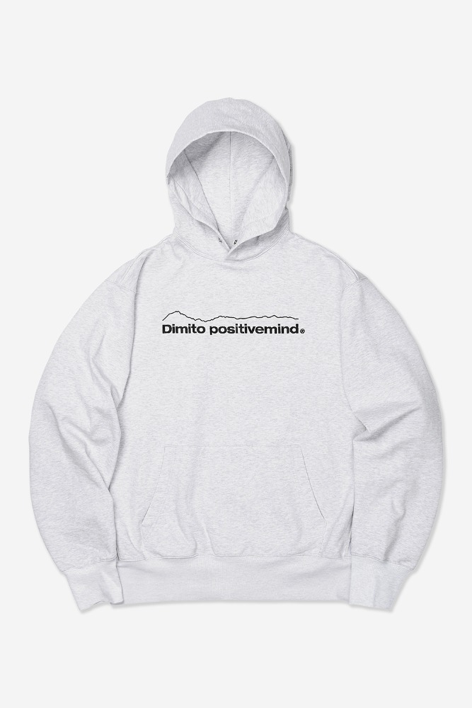 MT LOGO HOODIE HEATHER GREY