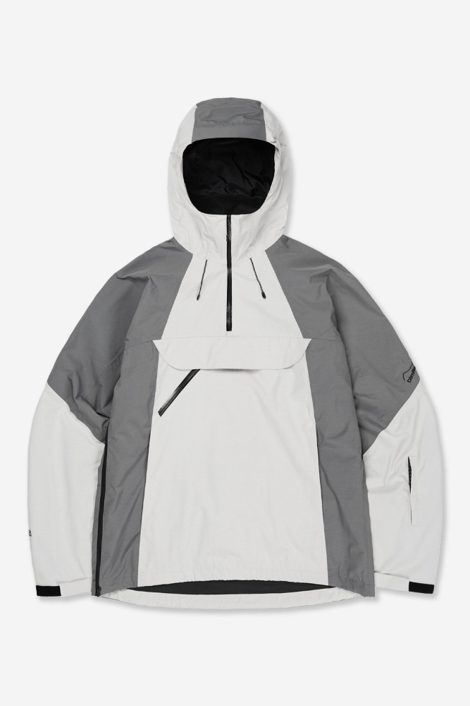 QUASAR 2L PULLOVER JACKET LIGHT GREY