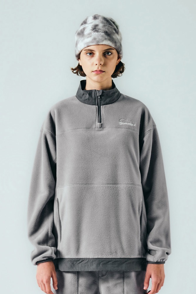 FLEECE MT ZIP SHIRTS GREY