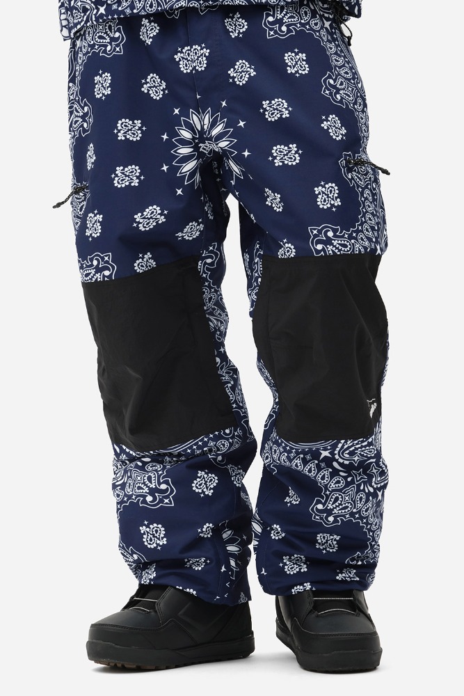 BLOCK MT PANTS PAISLEY NAVY