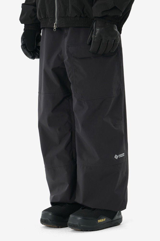 GTX (VTX X EIDER) BANDED BOTTOM 2L PANTS BLACK (Wide jogger fit)