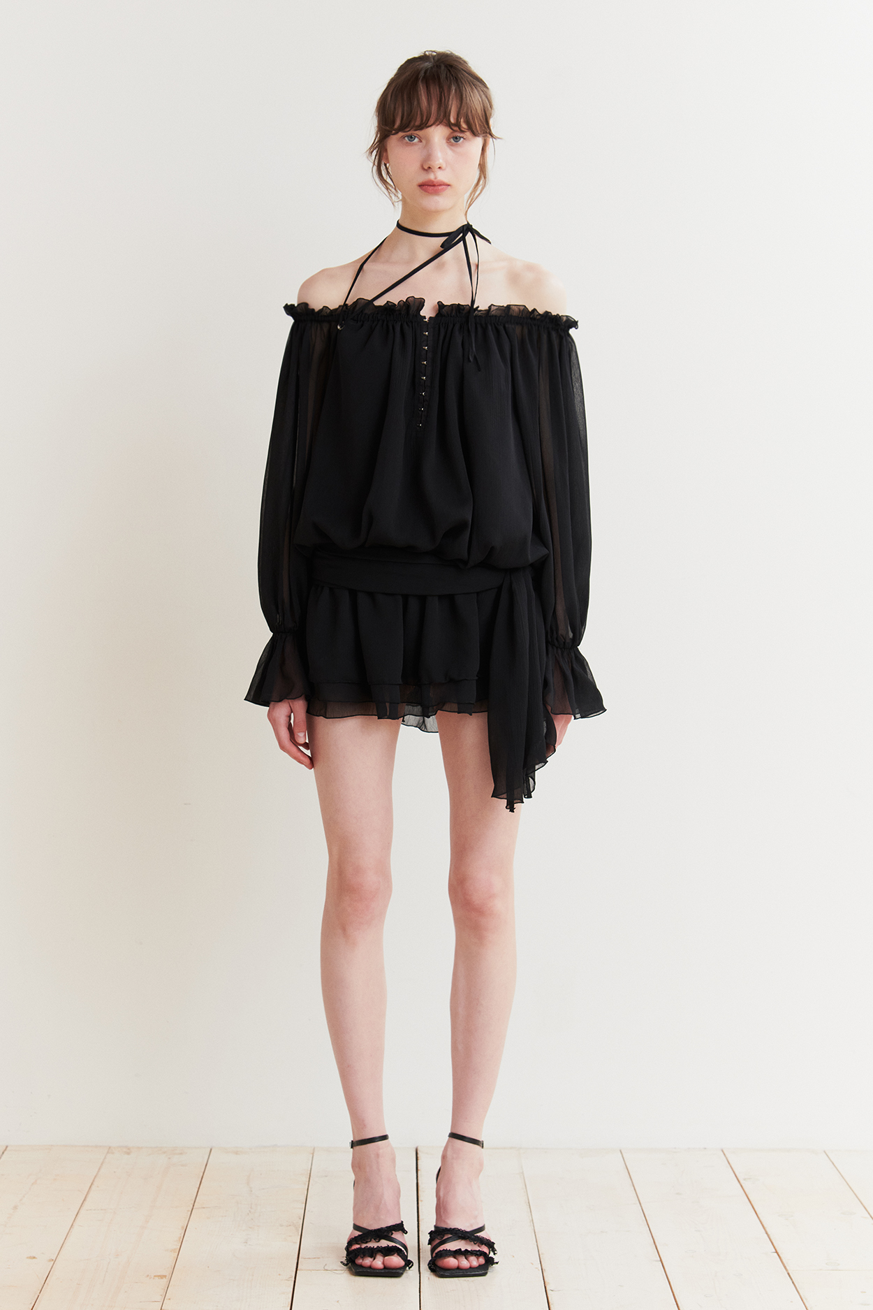 ワンピース PAIN OR PLEASURE ORCHID DRESS 4BFT532 PAIN OR PLEASURE(ペインオアプレジャー) ワンピース