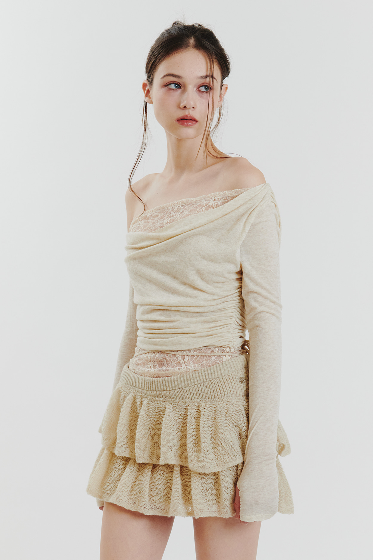 ★PAIN OR PLEASURE★ ANGELA KNIT SKIRT (2色) ☆PAIN OR PLEASURE☆ ANGELA KNIT SKIRT (2色)