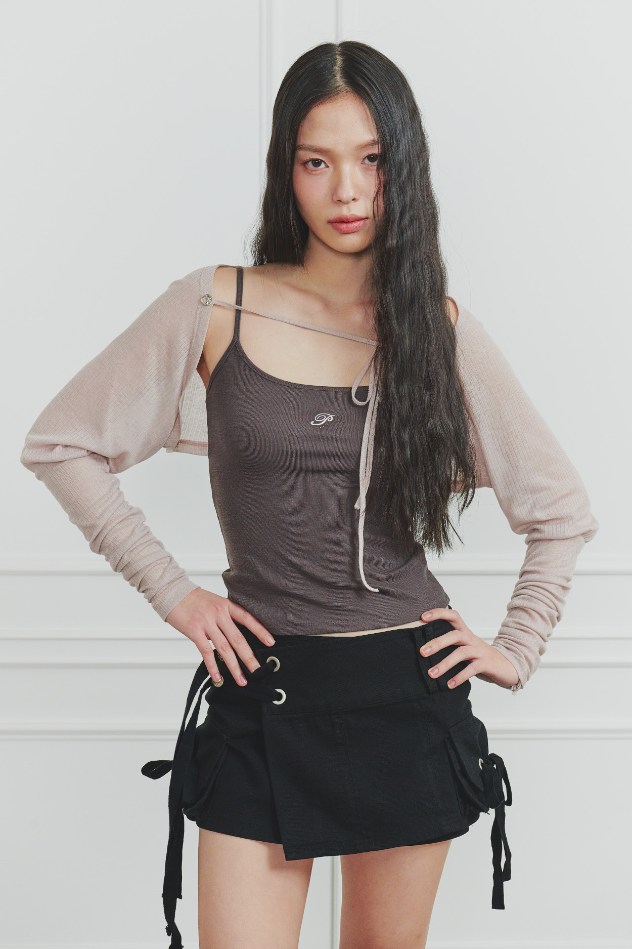WHISPER BOLERO pink beige - PAIN OR PLEASURE