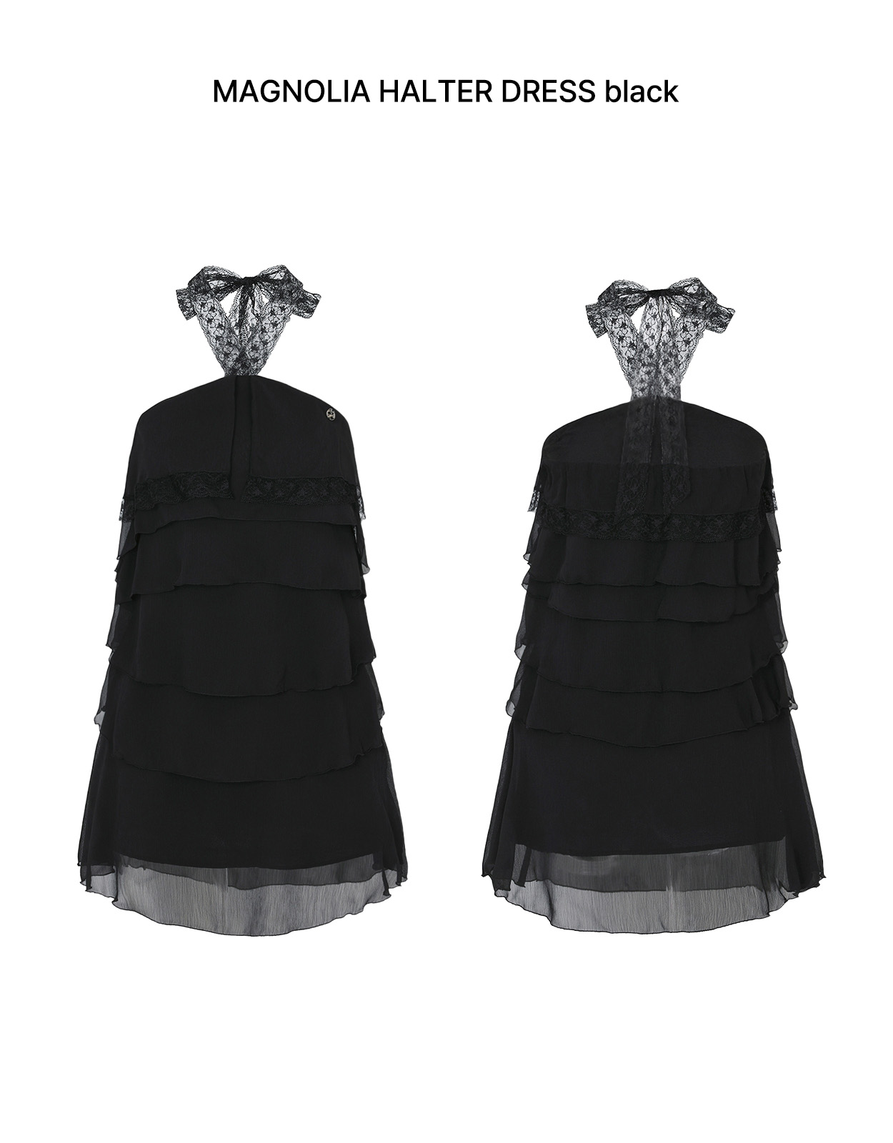 ★PAINORPLEASURE★ MAGNOLIA HALTER DRESS MUSINSA | PAINORPLEASURE MAGNOLIA HALTER DRESS black