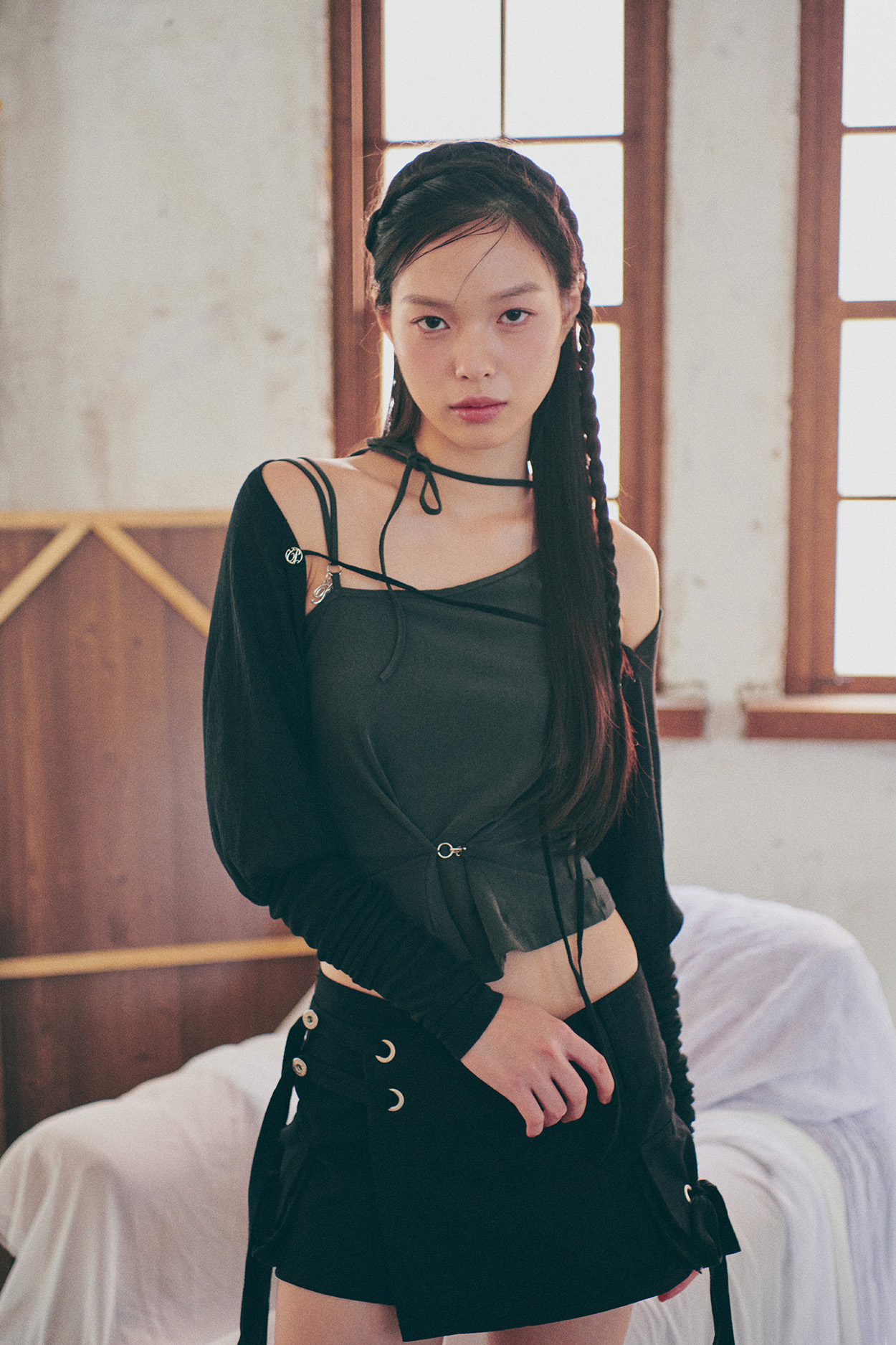 トップス PAINORPLEASURE WHISPER BOLERO Black WHISPER BOLERO black - PAIN OR PLEASURE