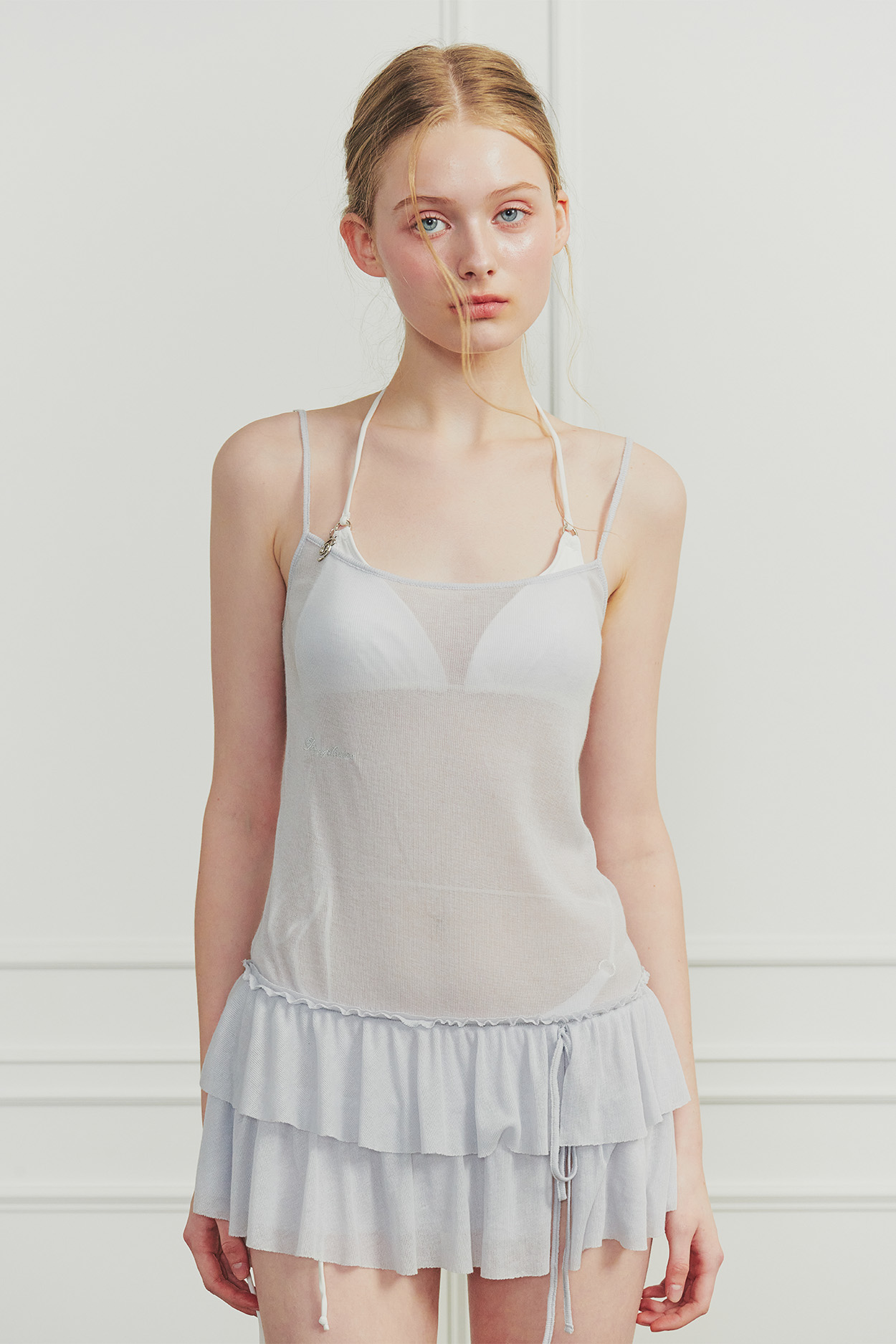 [PAIN OR PLEASURE] MERMAID MINI DRESS ★人気★ MERMAID MINI DRESS cream - PAIN OR PLEASURE