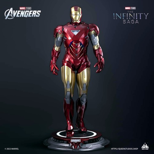 [QueenSTUDIOS] 마블 - 아이언맨 마크6 1/1 라이프 사이즈 스태츄[Marvel Iron Man Mark 6 1:1 scale Statue]