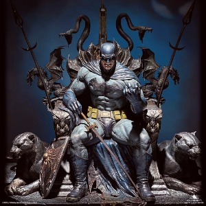 [QueenSTUDIOS] 퀸스튜디오 - DC 코믹스 : 배트맨 온 쓰론 (Batman On Throne) 1/4 스태츄 [일반판]