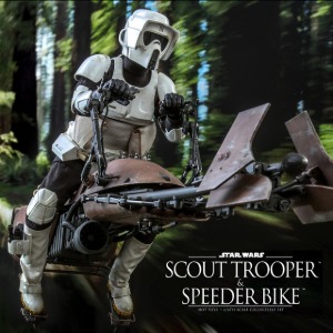 [HOTTOYS] MMS612 스타워즈 : 제다이의 귀환 - 스카웃 트루퍼 &amp; 스피드바이크 세트 (Starwars : Return of the Jedi - Scout Trooper &amp; Speed Bike set) 1/6 액션피규어