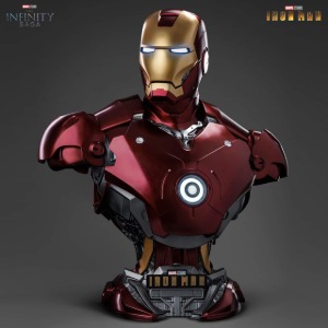 [QueenSTUDIOS] 퀸스튜디오 [Marvel] 아이언맨 마크3 1:1 라이프사이즈 버스트 ( Ironman MK3 1:1 Life-size Bust)