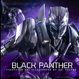 [HOTTOYS] 핫토이 AC05D55 마블 어벤져스 : 메카 스트라이크 - 블랙팬서  1/6 액션피규어 [Marvel&#039;s Avengers : Mech Strike  - Black Panther 1/6 Scale Collectible Figure]