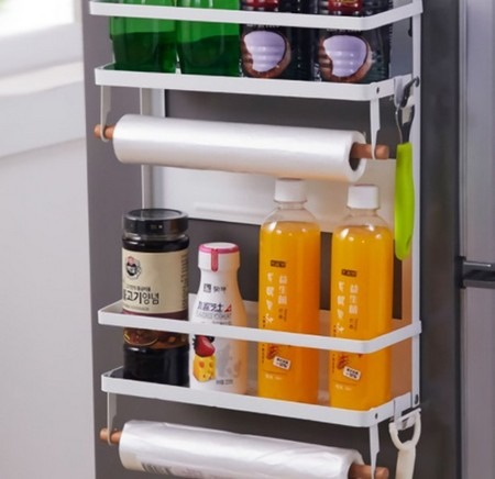 벨로비 마그넷 냉장고 사이드랙 (색상 택1)
