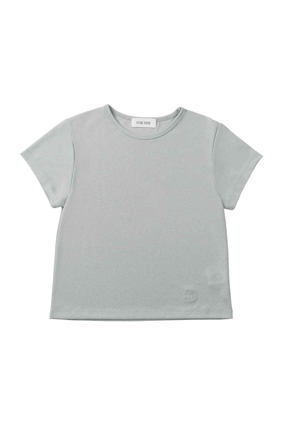 COOLING HALF SLEEVE TOP (SILVER)