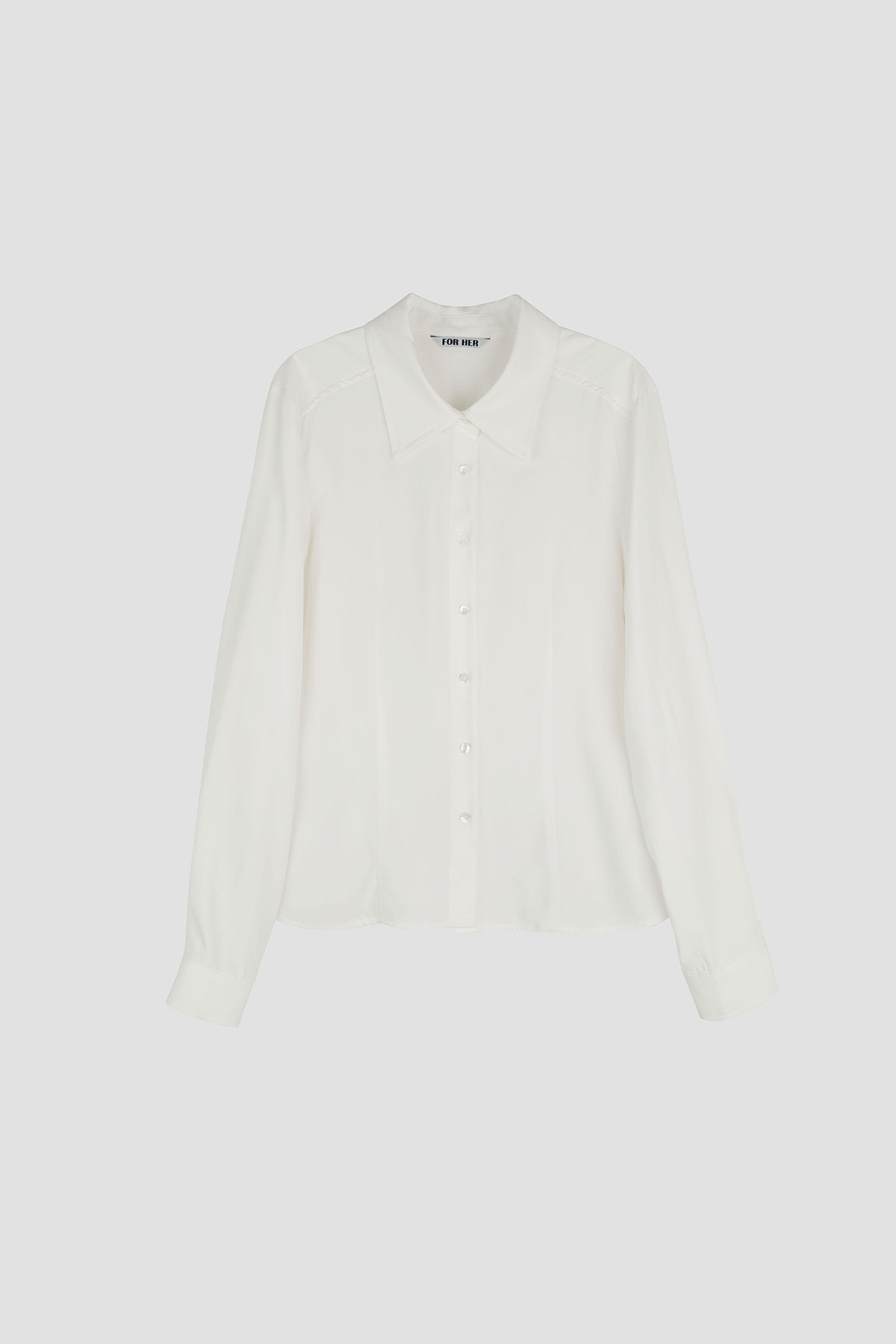 FOR HER MODAL LINE BLOUSE (IVORY) 2차