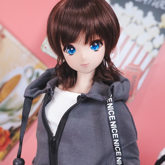 zip-up hoodie training set gray 1/3