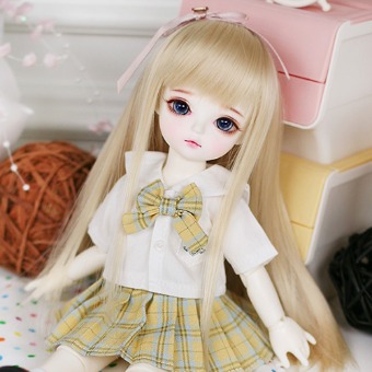 Sailor Dress Yellow with Ribbon For 1/6 - DOLLSN,DD,BJD TOTAL SHOP