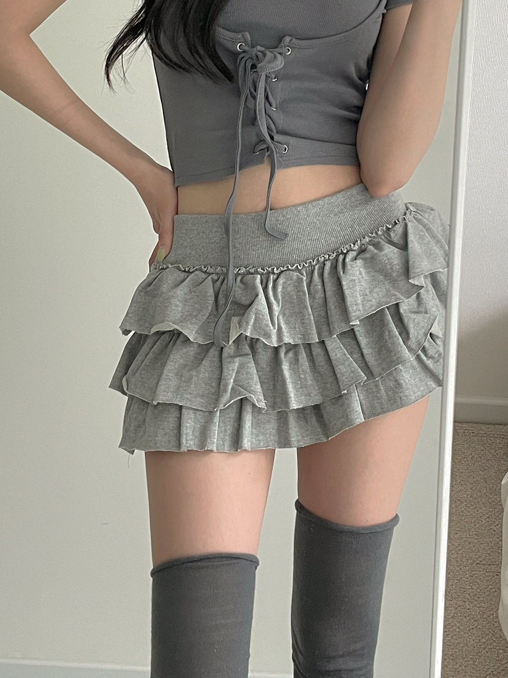 Bony mini cancan skirt
