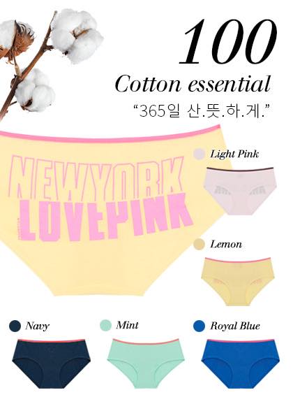 [PINK정품]러브뉴욕 코튼 panties