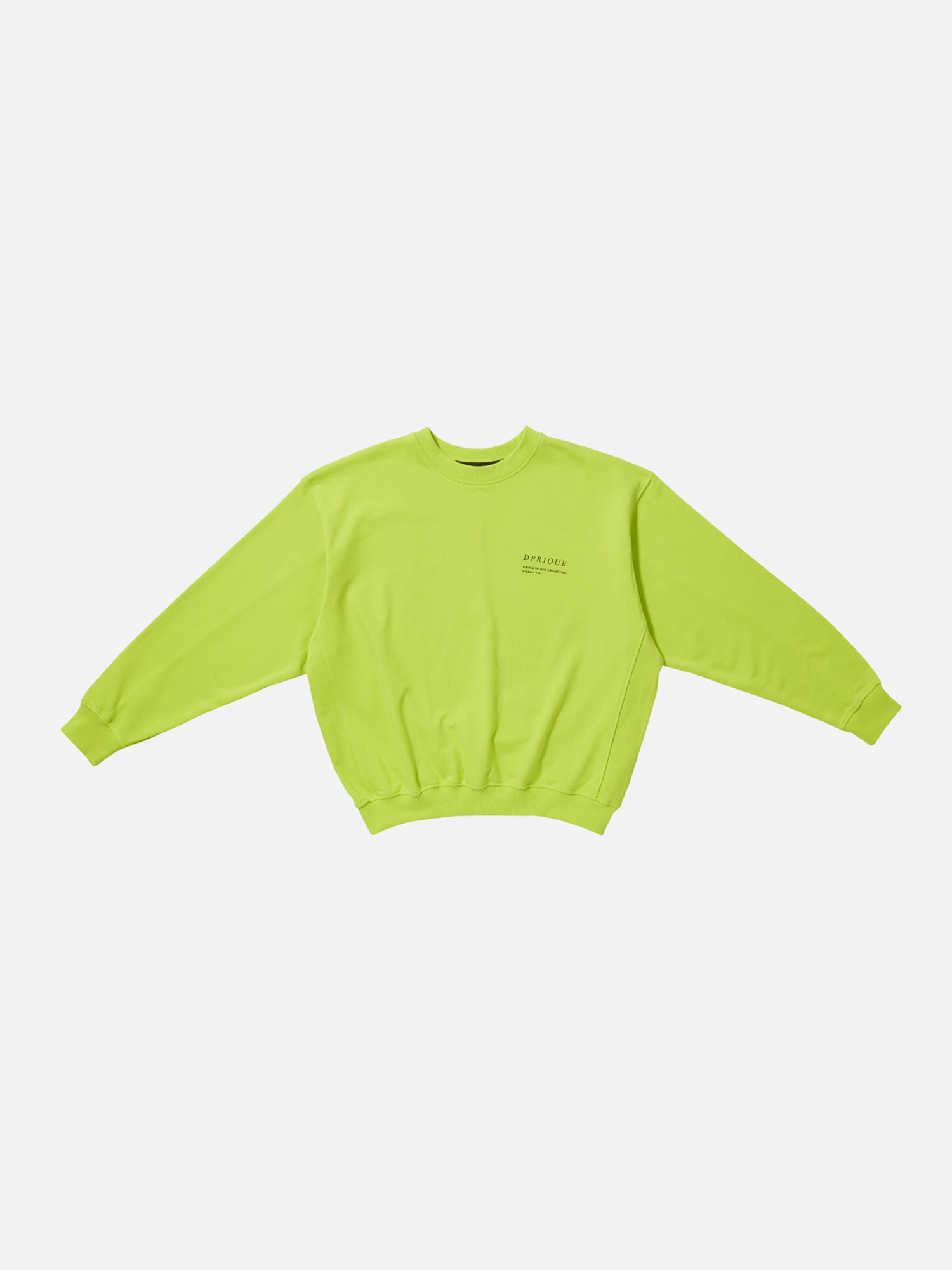 Oversized &#039;Visible&#039; Sweatshirt Neon