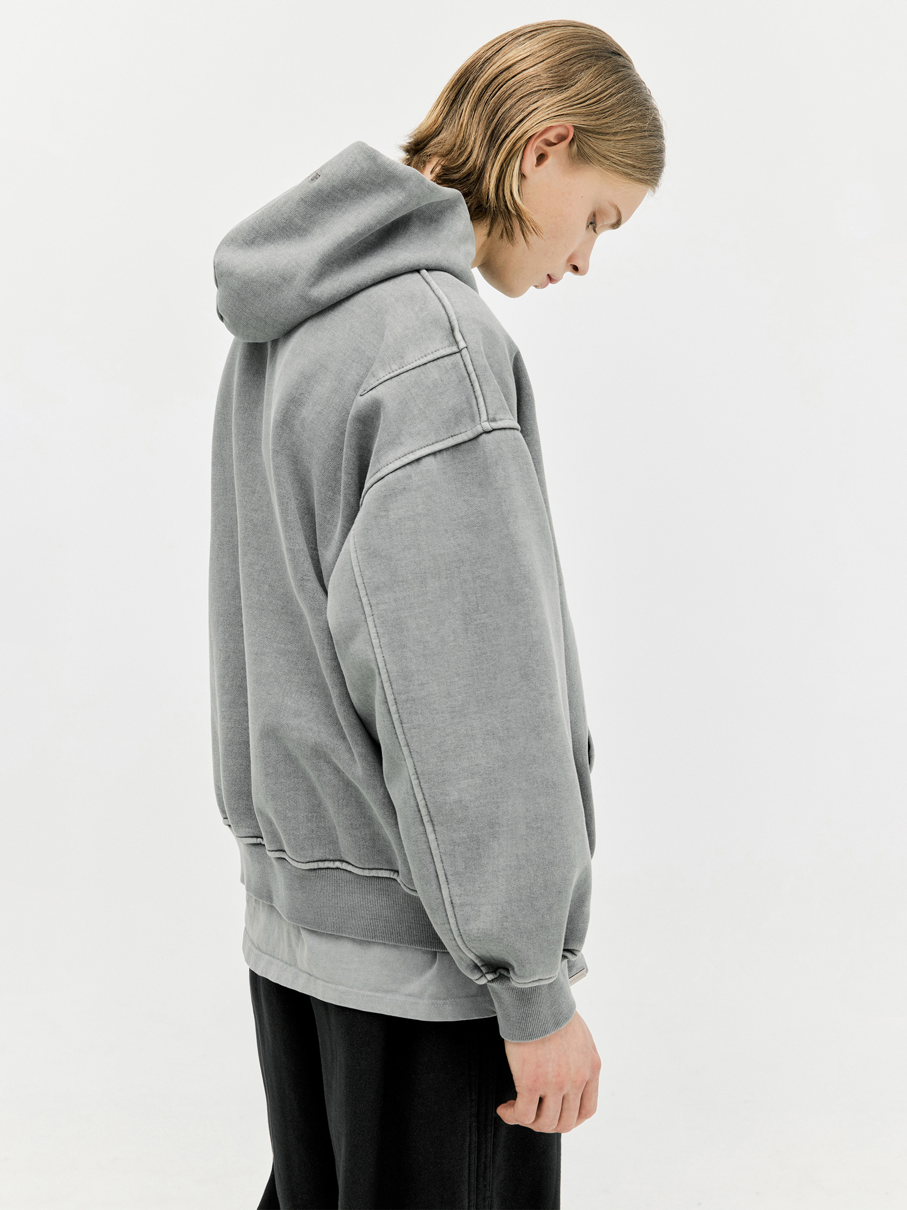 Classic Hoodie - Washed Grey / DPRIQUE