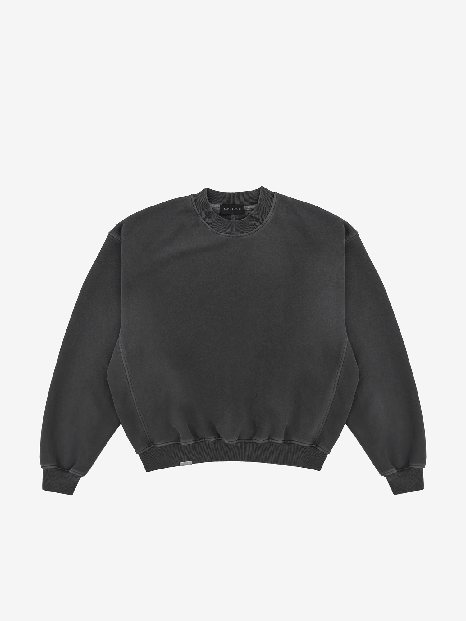 [10/12 출고] Over Sweatshirt - Washed Black