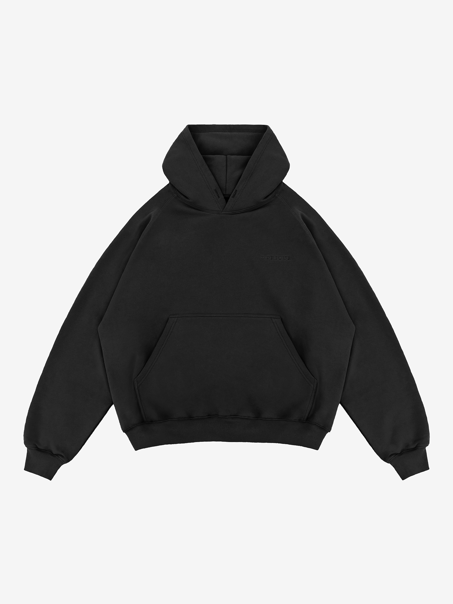 Raglan Hoodie - Black